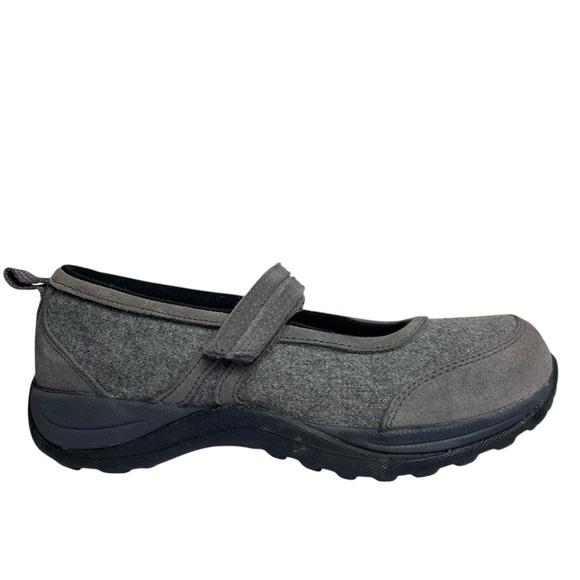 LL Bean Women's Grey Wool Mary Jane Clogs Shoes Comfort Slip Ons Sz 8.5M - Picture 6 of 15